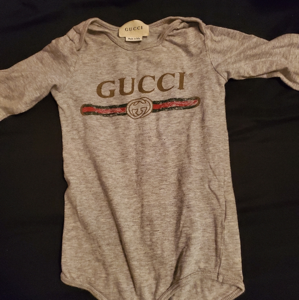 Gucci baby onesie